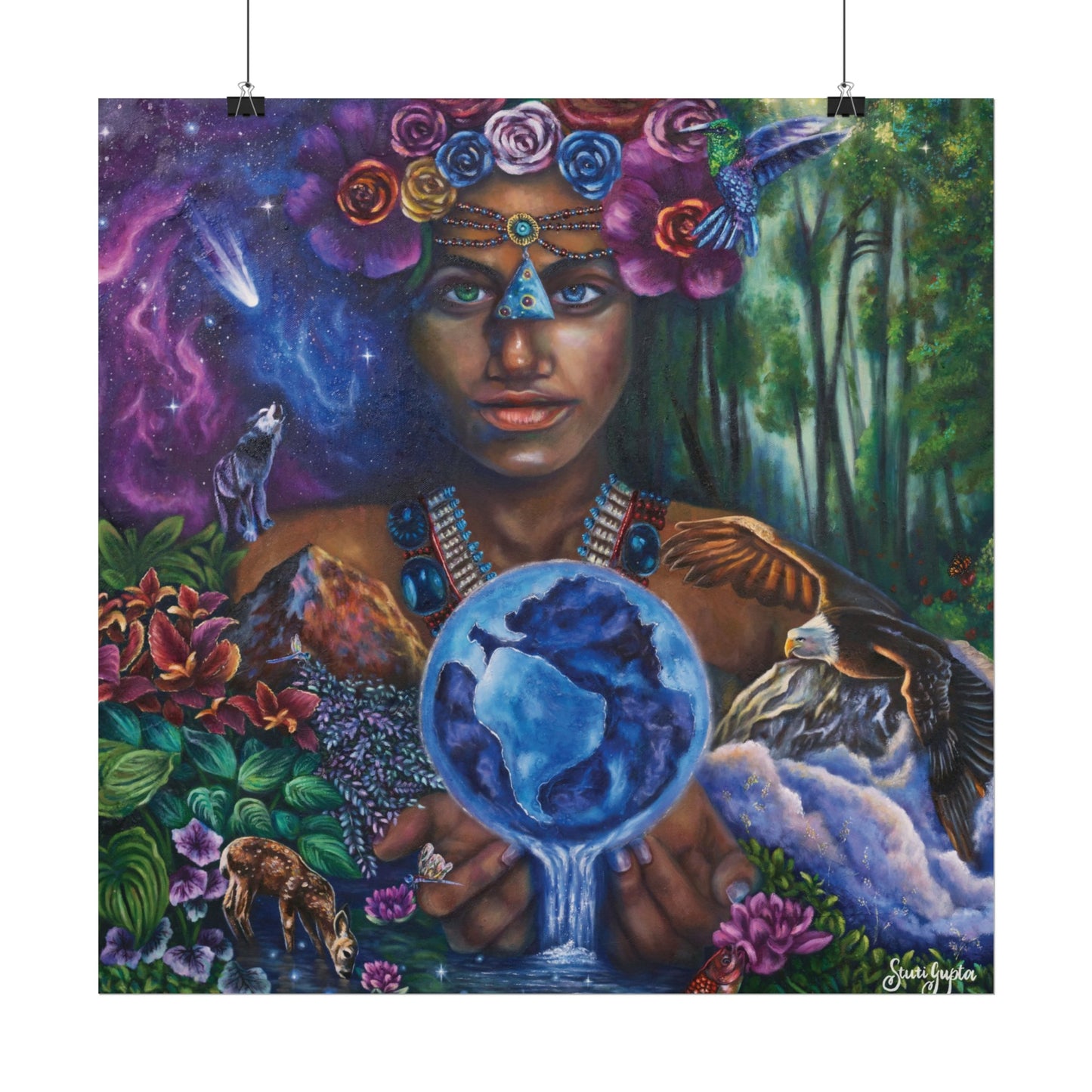 Textured Watercolor Matte Posters