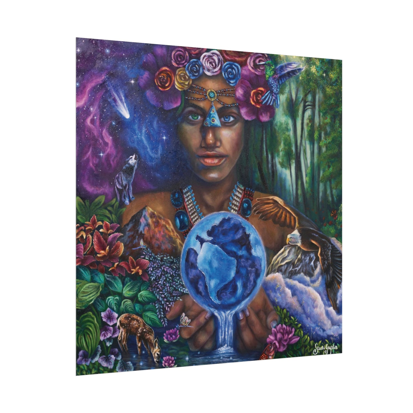 Textured Watercolor Matte Posters